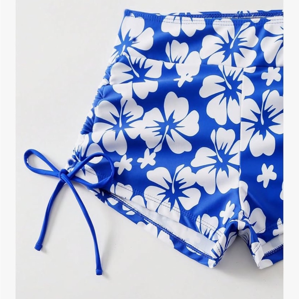 Sully Hux Swimsuit Swimwear Halter Tankini Boy Bottoms Size Small‎ - Picture 3 of 8